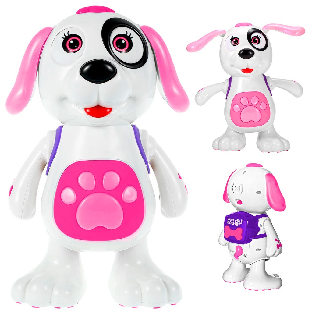 Dancing Robô Dog Musical Com Luz Som Dança Pais E Filhos