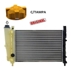 Radiador De Água Fiat Uno Fiorino Premio Sem Ar 1985 Á 2008
