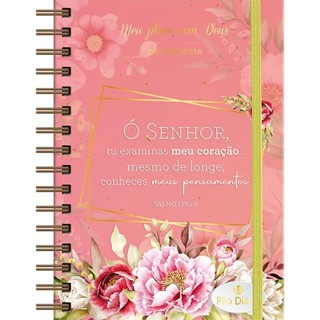 Meu Plano com Deus | Planner Permanente | Capa Dura Espiral | Intimidade em Oferta na Shopee