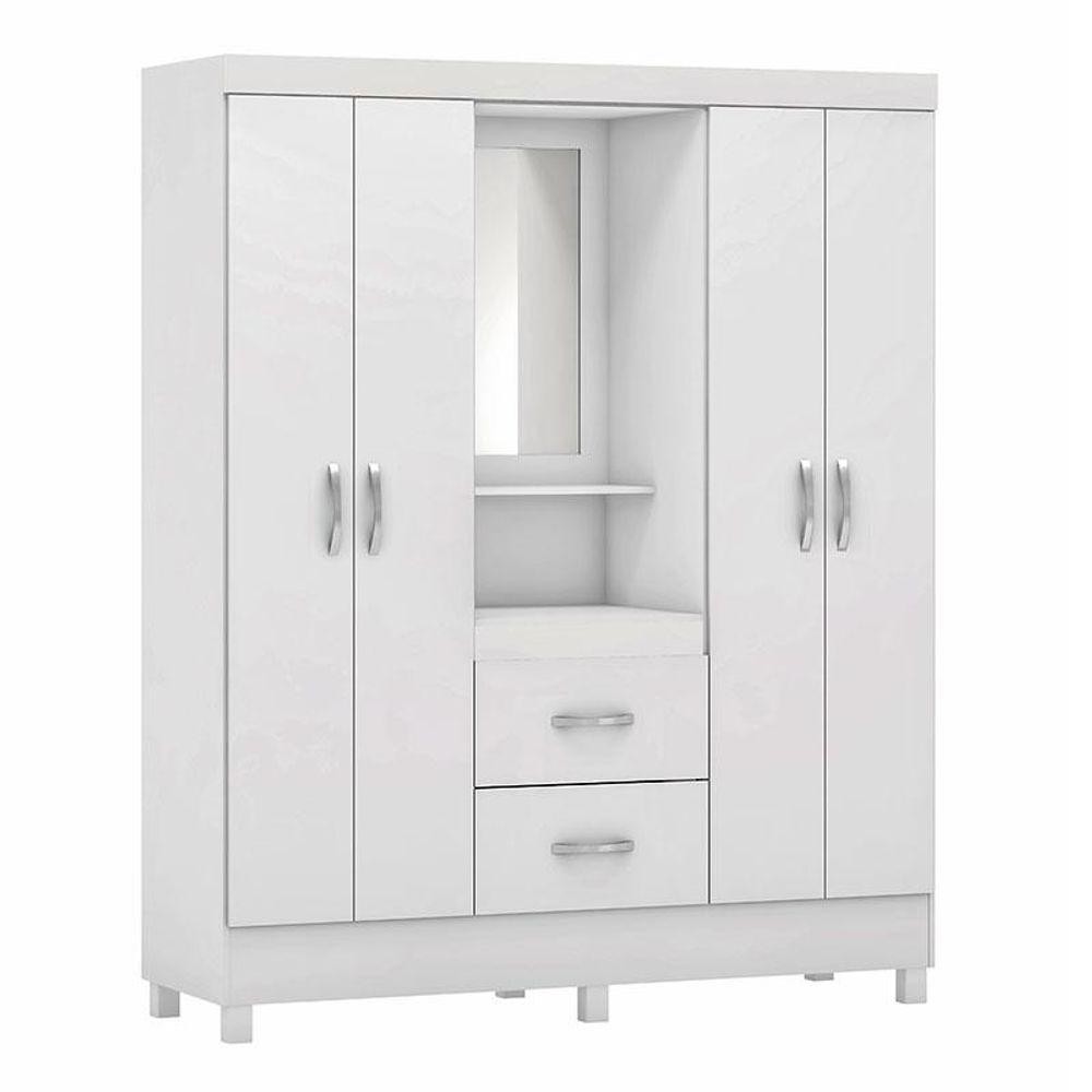 Guarda Roupa Infantil Lord Branco Rosa Flex - Demóbile em Oferta na Shopee