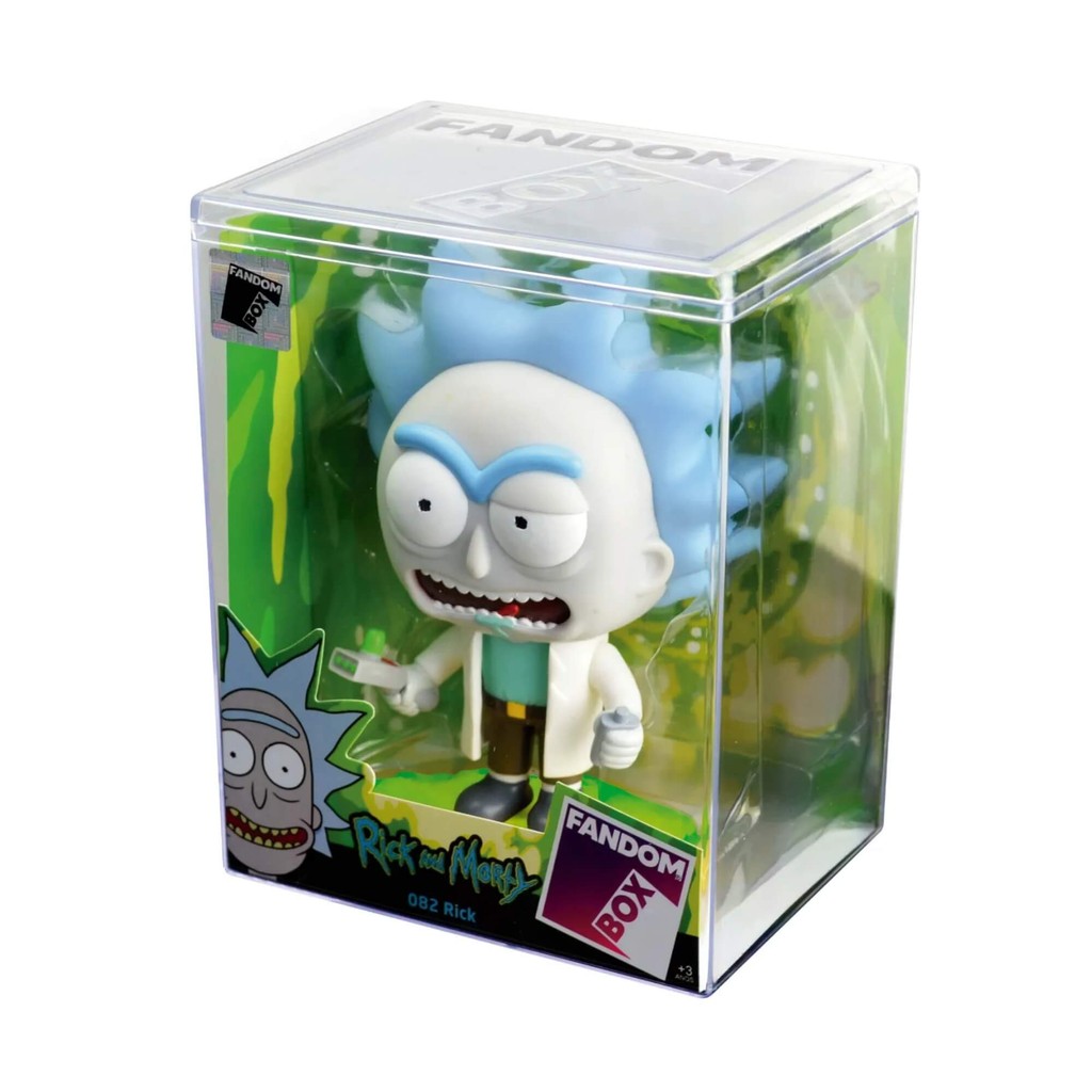 Fandom Box Rick - Rick e Morty Boneco Colecionável Material Vinil Atóxico Lider - 3506