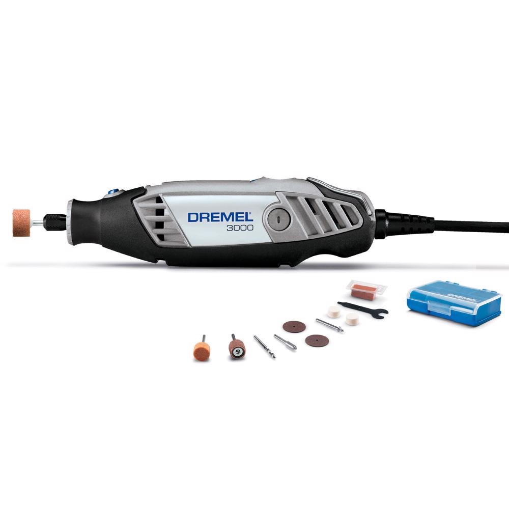 Retífica Dremel Série 3000 com 10 Acessórios DREMEL em Oferta na Shopee