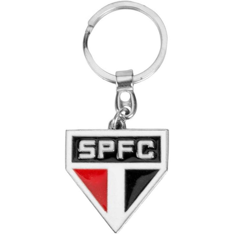 Chaveiro de Metal com Brasão de Time - São Paulo