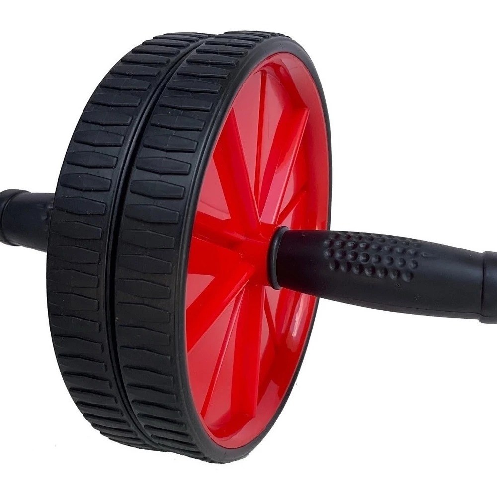 Rodinha Rolo Abdominal Para Exercícios Fitness Aparelho Para Crossfit Funcional Com tapete - Envio Já!