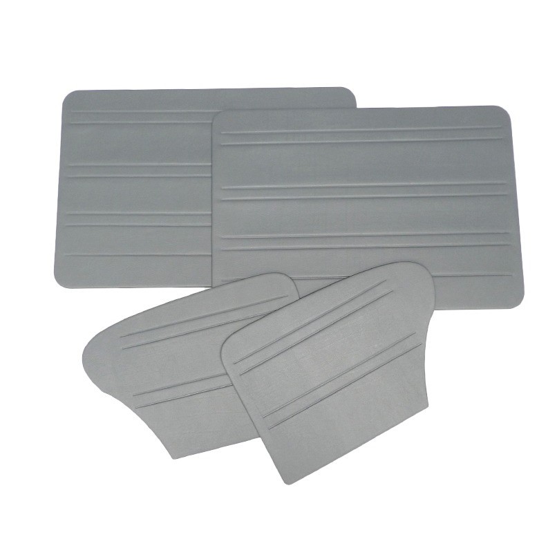 Forro Porta + Lateral Traseira Cinza Fusca 78 até 96 Courvin