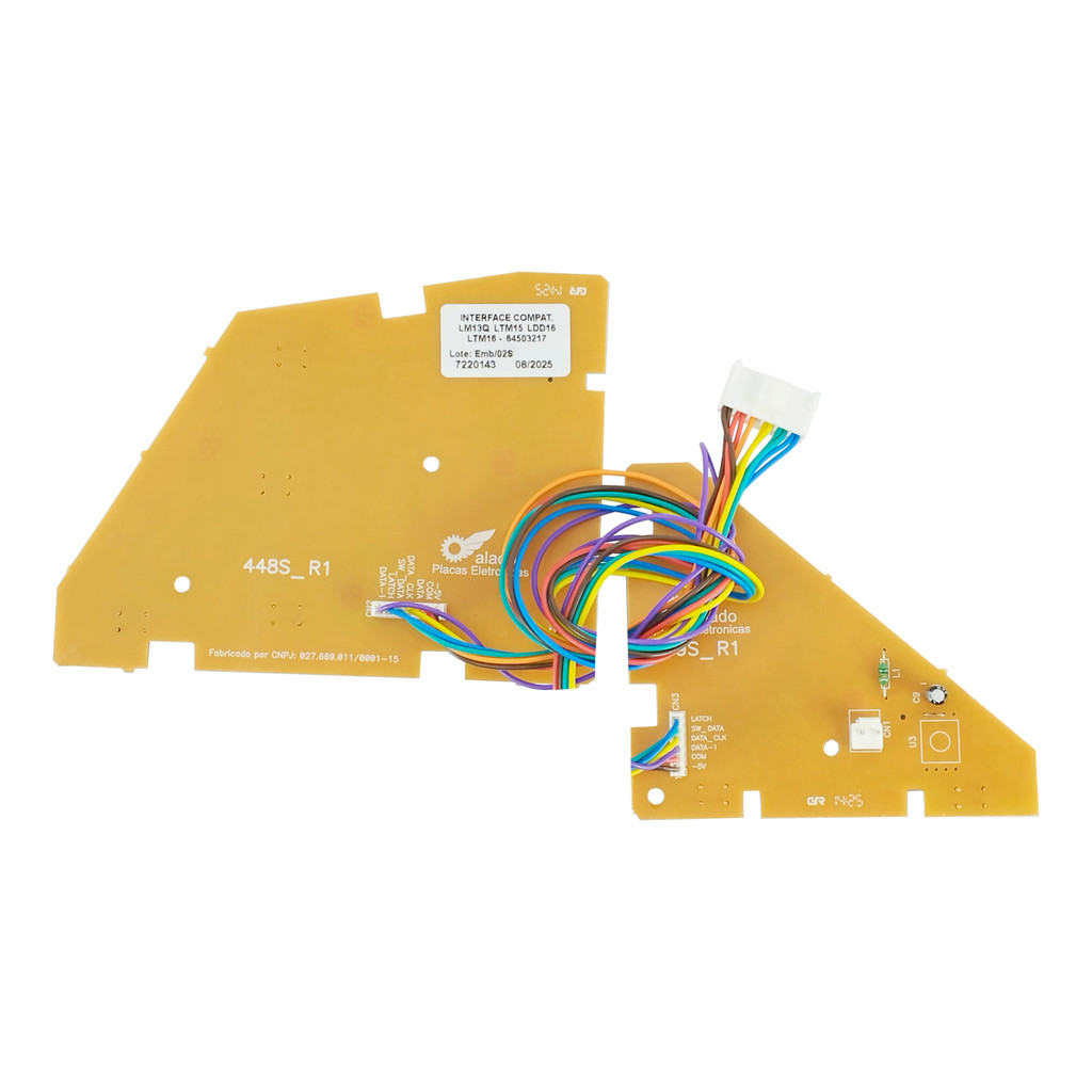 Placa Interface Lavadora 13 a 16kg LTD16, LM13Q - Alado 7220143