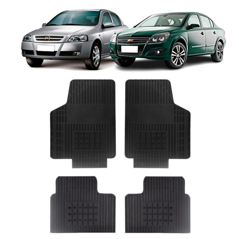Tapete Borracha GM Vectra 2001-2005 Astra 2001-2011 4 Peças