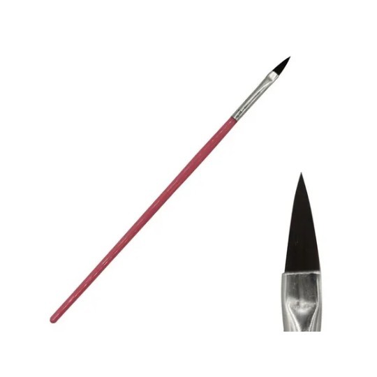 Pincel Para Porcelana Unha Acrílica Aplicação De Unhas Porcelana Manicure em Oferta na Shopee