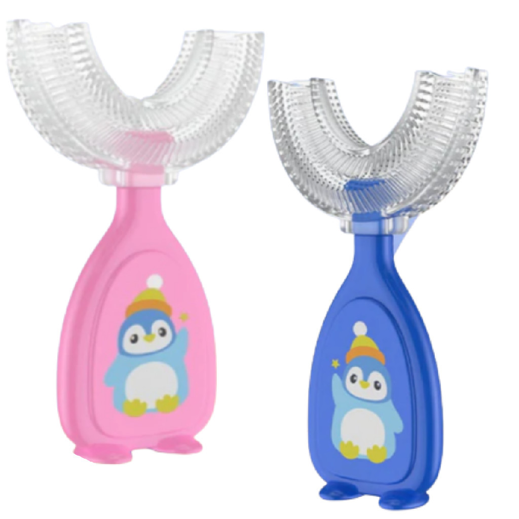 Escova De Dentes Moldeira Cuidados com Dentes crianca Formato U 360 Graus