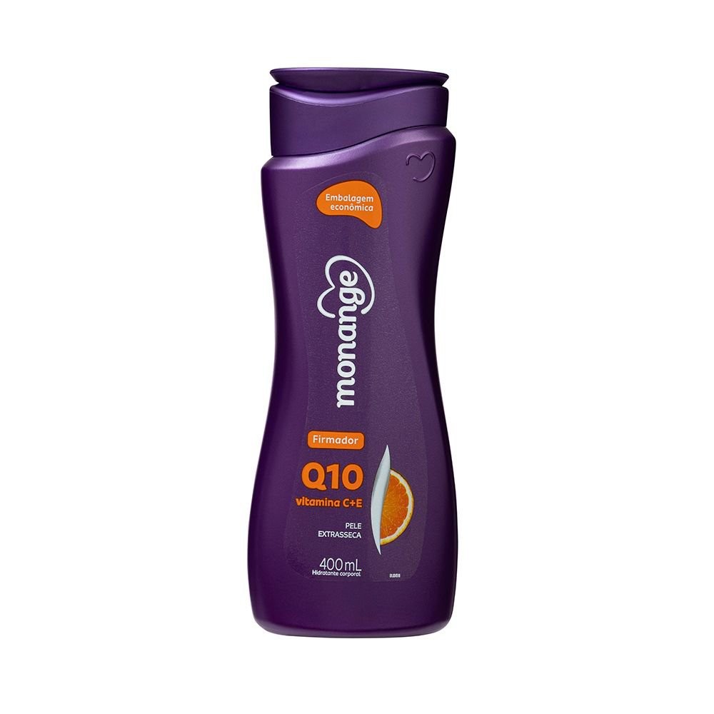 Creme Hidratante Corporal Monange Firmador Q10 Vitamina C Pele Extrasseca 400ml - Beauty