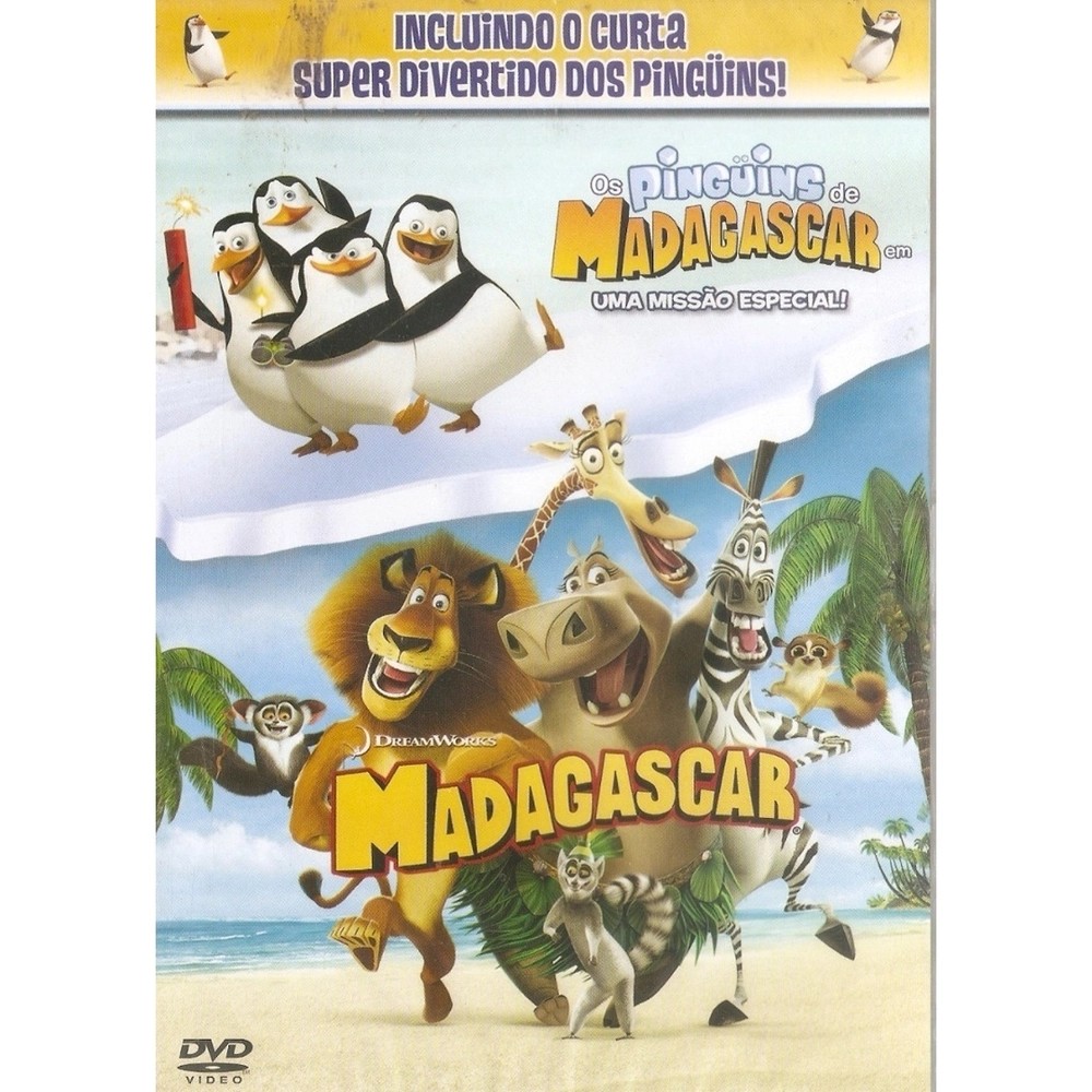 DVD Madagascar E Os Pinguins Em Uma Missão Especial editora