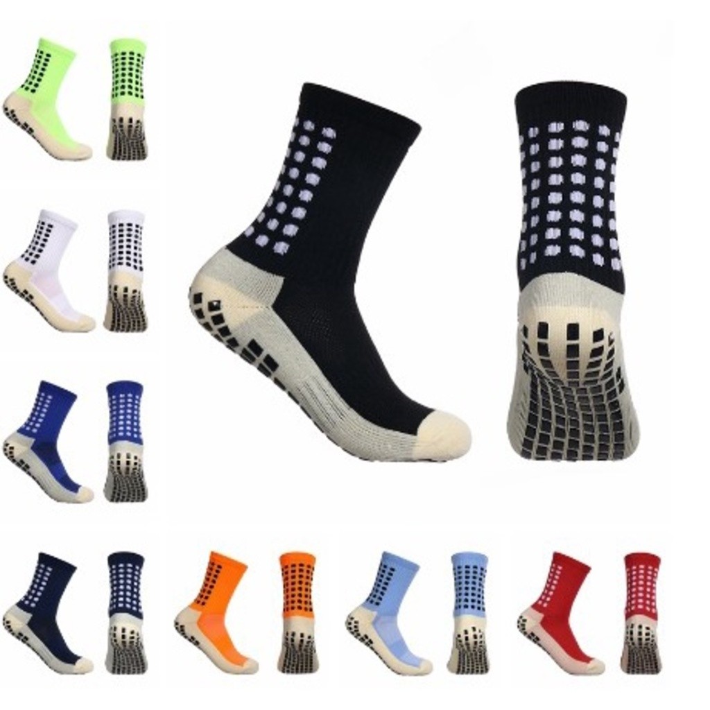 1/2/4 Meia Meias Esportivas Futebol Algodão Antiderrapantes De Alta Qualidade em Oferta na Shopee