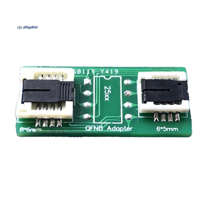 QFN8/WSON8/MLF8/MLP8/DFN8 Para DIP8 Soquete/Adaptador Dois Em Um Chips De 6x5MM E 8x6MM SMT BIOS Flash Socket