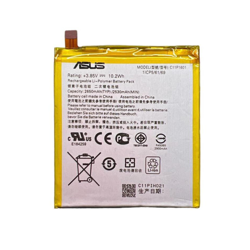 Bateria Asus C11p1601 2530mah Zenfone 3  Nova Original .