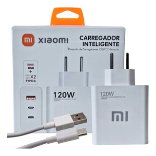 Carregador Inteligente Turbo 120W 2° Geração 6.2A 3 Portas USB/Tipo c Rápido Universal | 120W em Oferta na Shopee