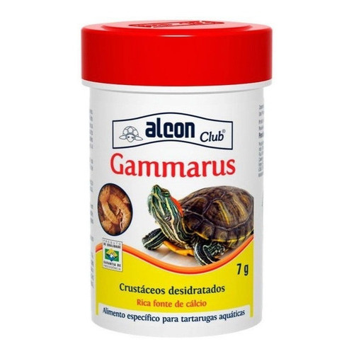 Ração Alcon Gammarus Para Tartarugas Aquáticas Pote * 7g