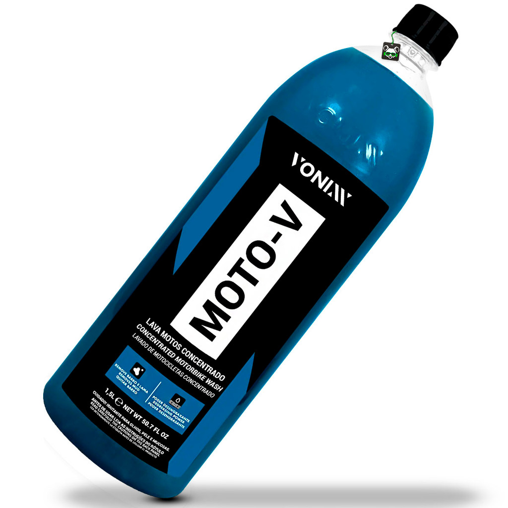 Lava Motos Shampoo Desengraxante Concentrado Moto-v Limpeza Pesada Graxa Lama Óleo 1,5L Vonixx em Oferta na Shopee