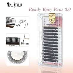 NewShow Cílios W Original com Selo Fio W/6D W/8D-W LASHES/Extensão de Cilios Alongamento 8D W