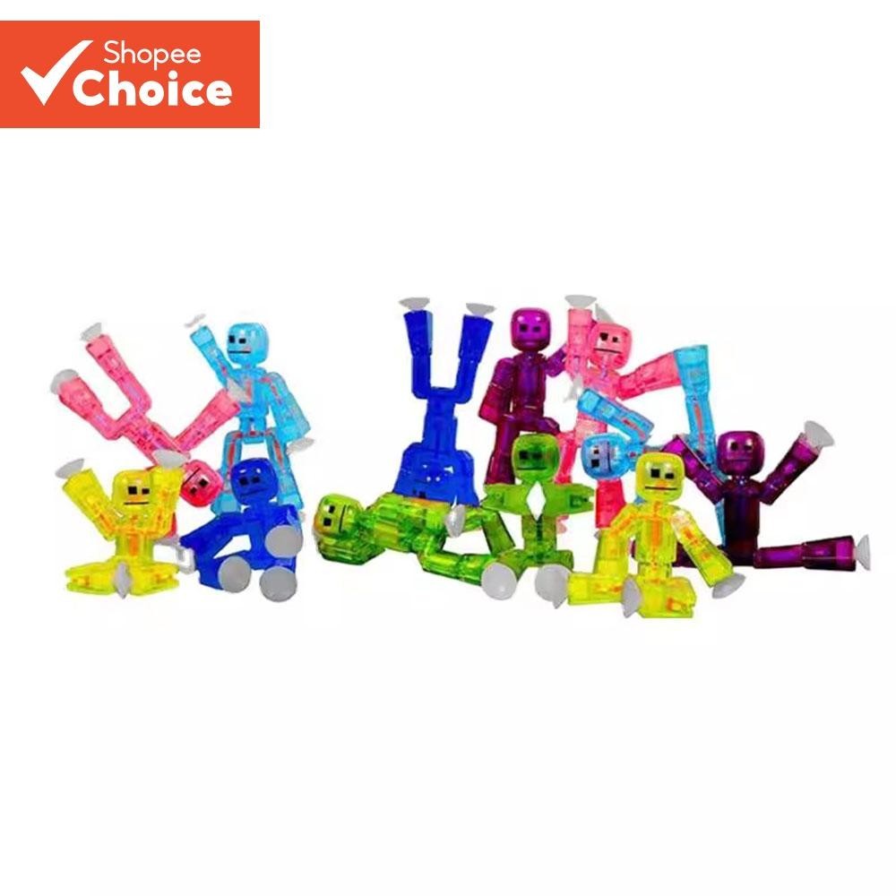 Brinquedo Robô De Sucção StikBot Para Crianças , Filme De Animação DIY E Jogo Criativo , Presentes De Aniversário De Nat