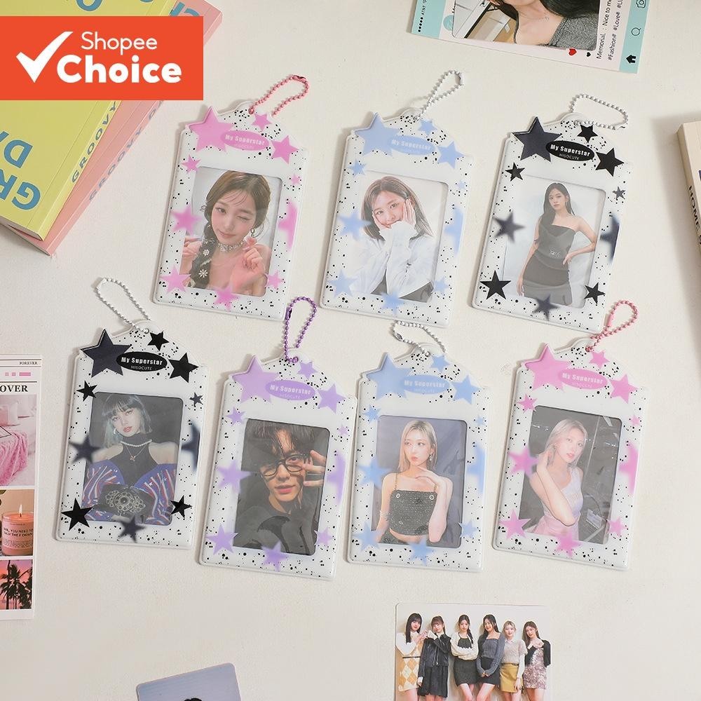 INS Capa Protetora Para Cartão Fotográfico Star Photocard De 3 Polegadas De Estudante