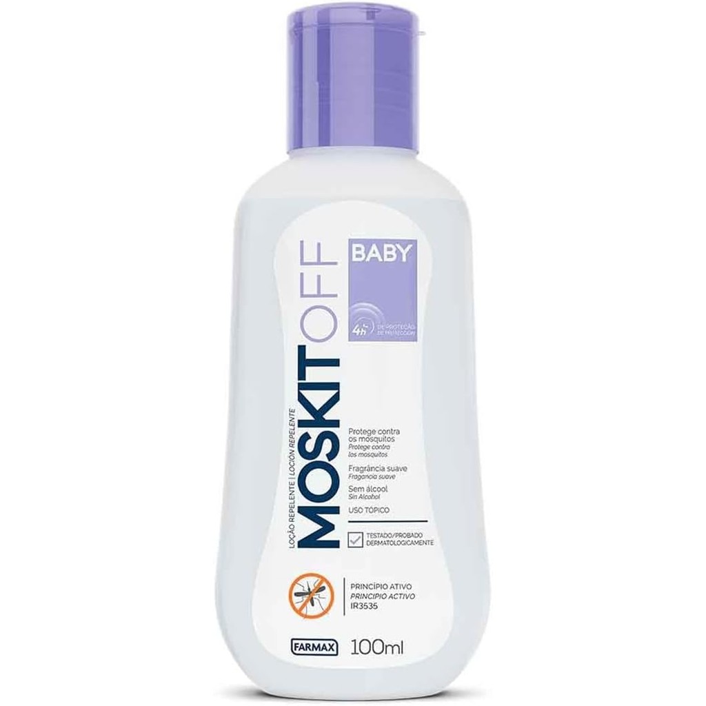 Repelente Loção Baby Moskitoff 100ml em Oferta na Shopee