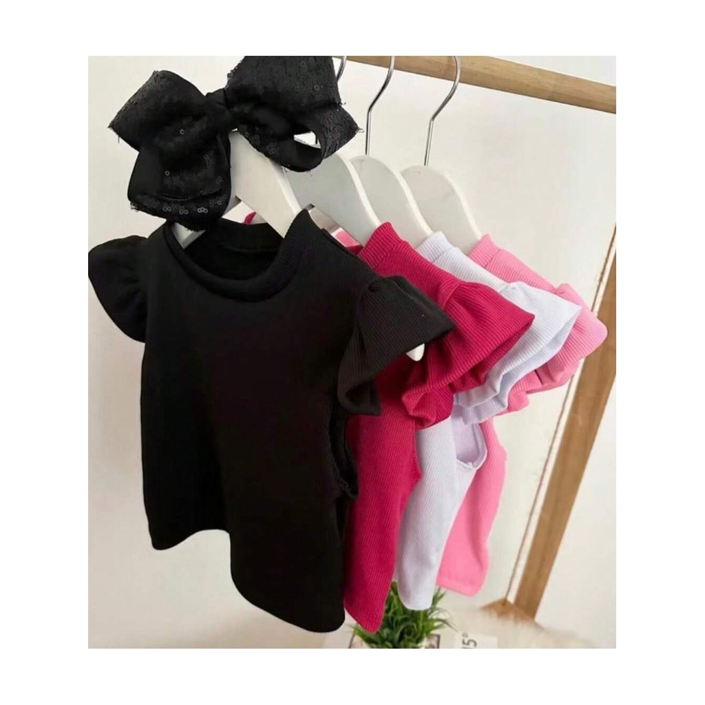 Sami Kids - Kit de 3 Blusinhas Multicoloridas para Crianças 2-12 Anos (Cor e Estampa Variadas