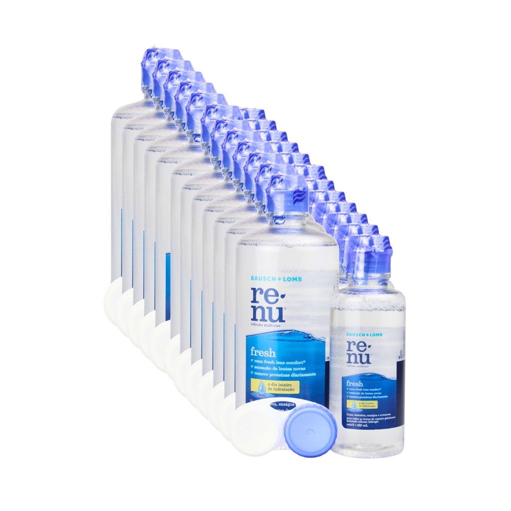 Kit 12 Renu Fresh Solução Lentes Caixa Fechada