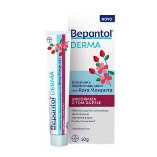 Bepantol Derma Rosa Mosqueta Hidratante Multirrestaurador 20g em Oferta na Shopee