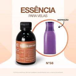 Essência Jabuticaba e Castanha do Pará Concentrada Para Velas N°56 - 100g - 1 unidade - Vya - Rizzo