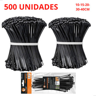 Kit 500 Enforca Gato Abraçadeira de Nylon Fita Heelerman 30CMX4.8MM 10CM 15CM 20CM 40CM em Oferta na Shopee