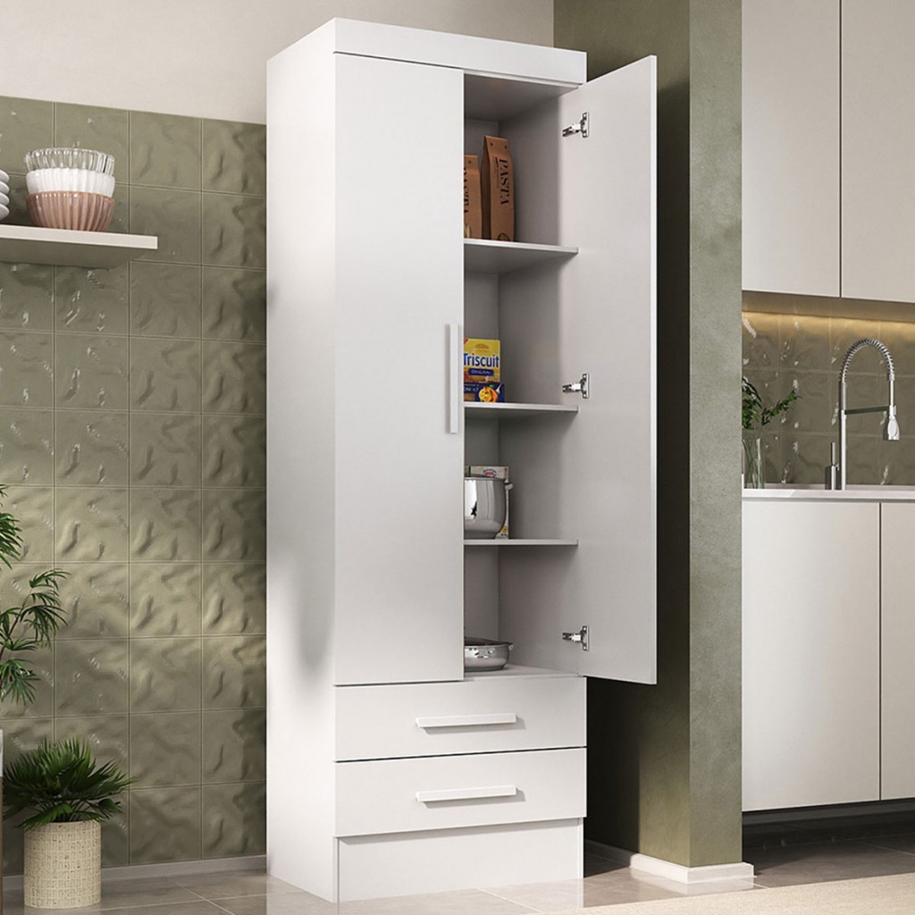 Paneleiro Modulare 2 Portas 2 Gavetas - Panorama Móveis em Oferta na Shopee