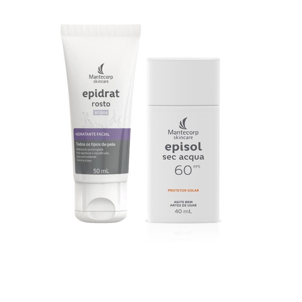 Kit Epidrat Rosto Acqua + Episol Sec Acqua sem cor FPS60 em Oferta na Shopee