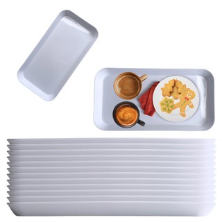 Kit 12 Travessas Retangulares 31cm Melamina P/ Restaurante