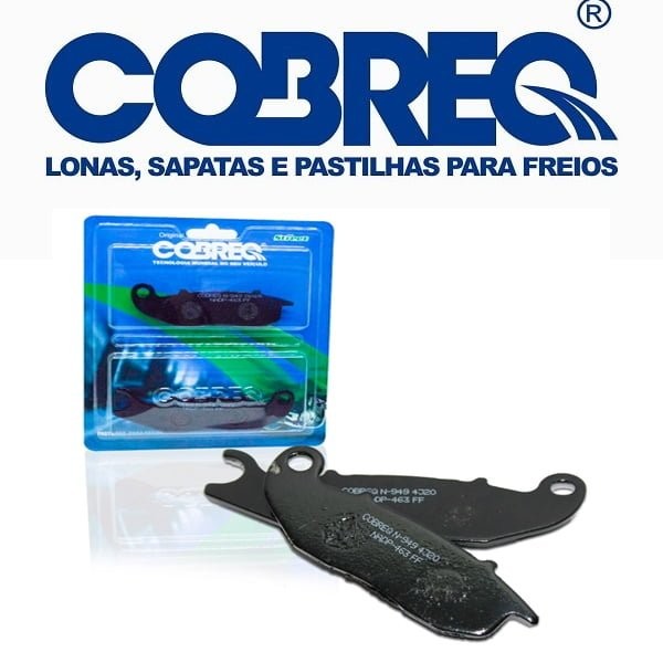 Pastilha De Freio Dianteira Honda Cg 150 Titan Mix - Cobreq N-949 em Oferta na Shopee