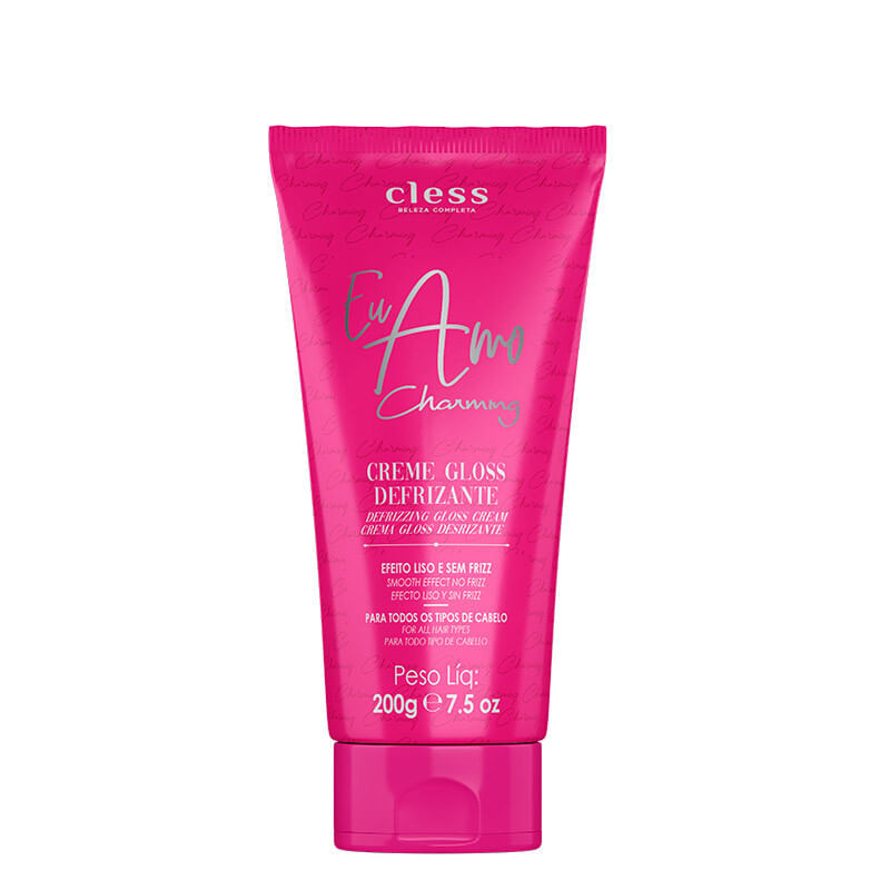 Eu Amo Charming Creme Gloss Defrizante 200g em Oferta na Shopee
