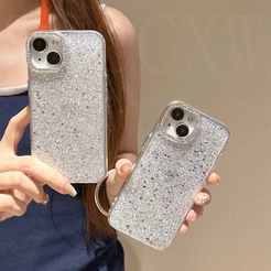 Capa Luxuosa De Lantejoulas Com Glitter Diamante Para Motorola Moto Edge 50 60 Fusion 40 NEO G22 E32 G G75 G15 Power G05
