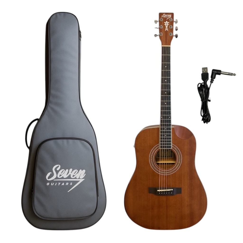 Violão Eletroacústico Seven SVE-70 MH Mahogany C/Bag em Oferta na Shopee