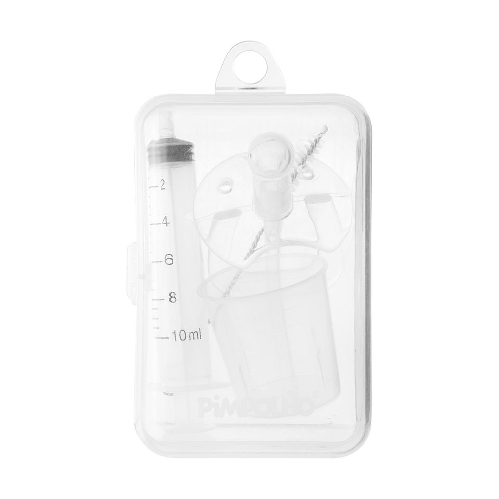 Dosador Remédio Formato De Chupeta 10ml Com Estojo Pimpolho - Transparente em Oferta na Shopee