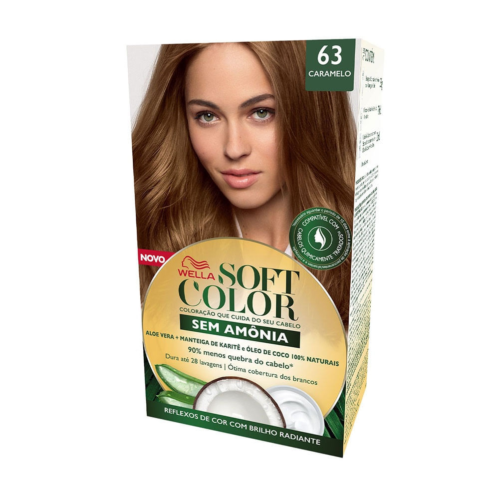 Kit Tintura Soft Color Caramelo 63 - Beauty