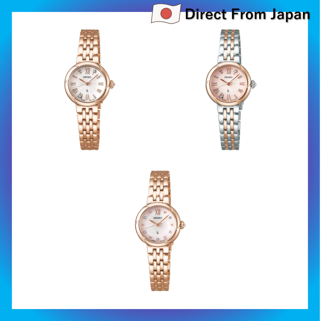 Relógio Seiko LUKIA Grow SSWA008 Feminino em Ouro Rosa Mostrador: Gradiente Rosa / Caixa: Ouro Rosa,Mostrador: Branco /