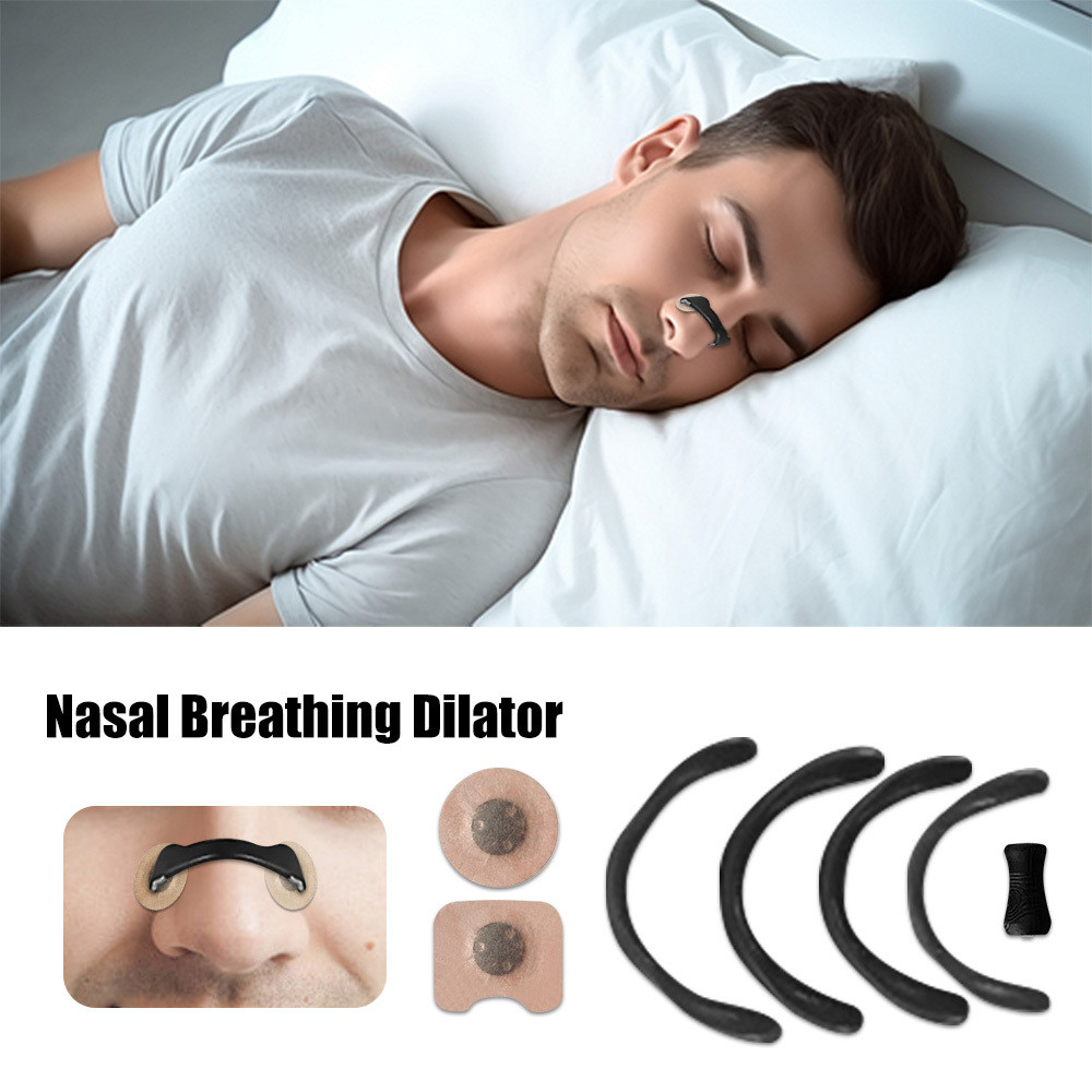 Dilatador Nasal Sono Dilatadores De Respiração Kit Inicial Nariz Respirar Tiras Auxiliar Reduzir Ronco — imagem 2 de 2