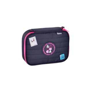 Estojo Box Luluca Juvenil Escolar Pandinha 36 Elásticos Teen em Oferta na Shopee