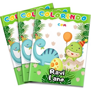 Livro de Colorir Dino Baby Lembrancinha em Oferta na Shopee