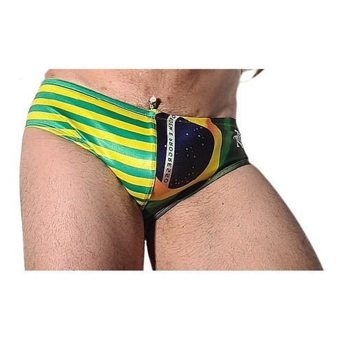 Sunga Bandeira Brasil Copa Rio Verde Amarelo