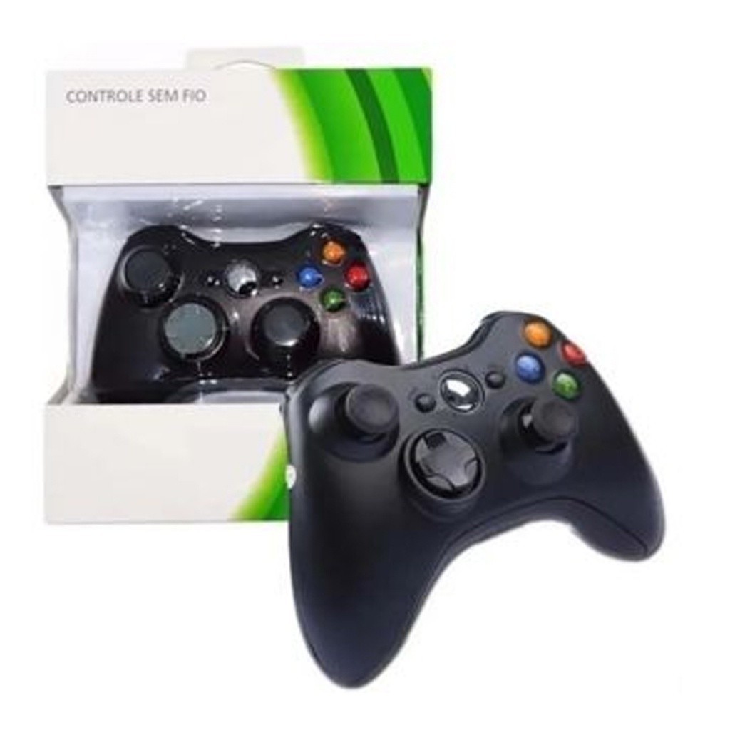 Controle Xbox 360 Sem Fio Wirelles Joystick Para Computador Ps3 e Android em Oferta na Shopee