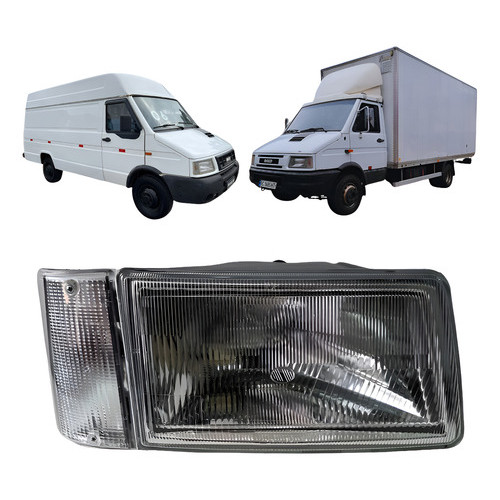 Farol Dianteiro Iveco Daily 1997 Até 2007 Original C/ Pisca