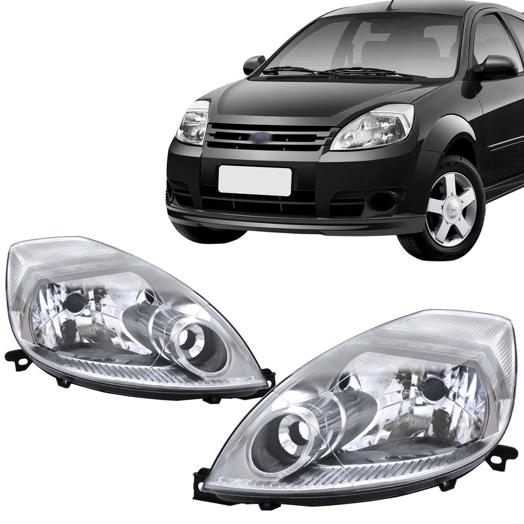 Farol Ka 2008 2009 2010 2011 2012 2013 Cromado em Oferta na Shopee