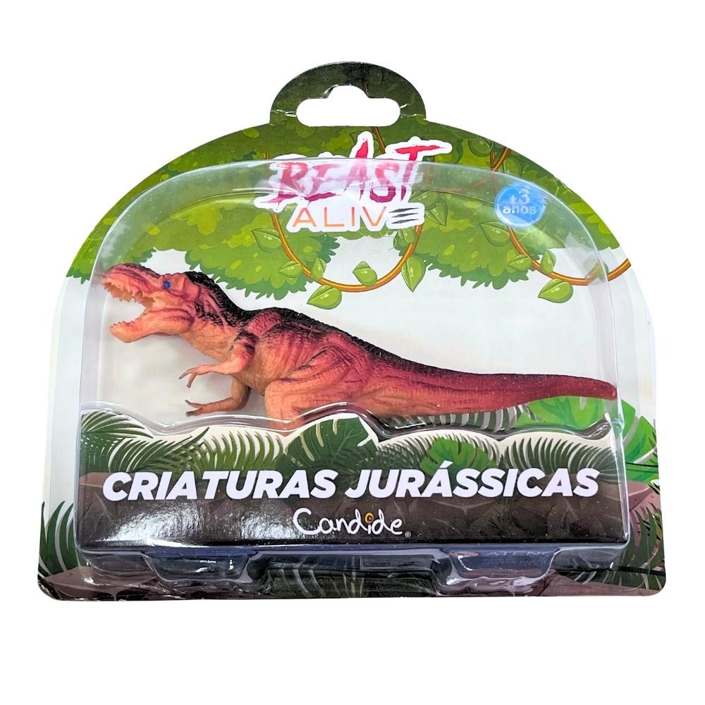 Dinossauro Beast Alive Criaturas Jurássicas T-Rex Laranja em Oferta na Shopee