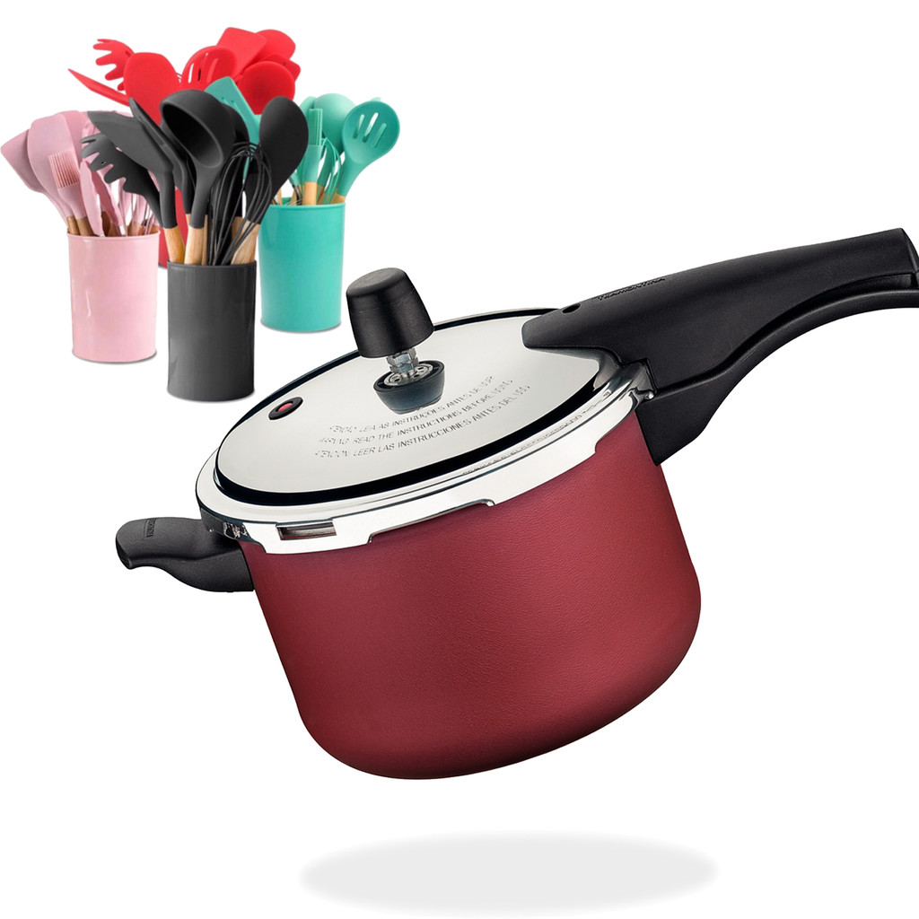 Panela de pressao antiaderente tramontina vancouver 4,5L