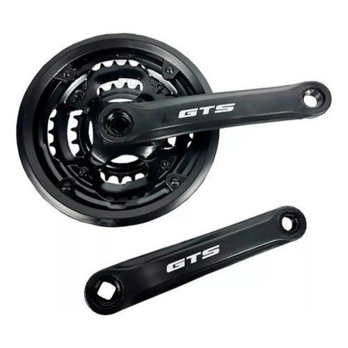 Pedivela Pedal Gts Tipo Shimano Reduzido 42/34/24 Mtb Coroa Aço Preto em Oferta na Shopee